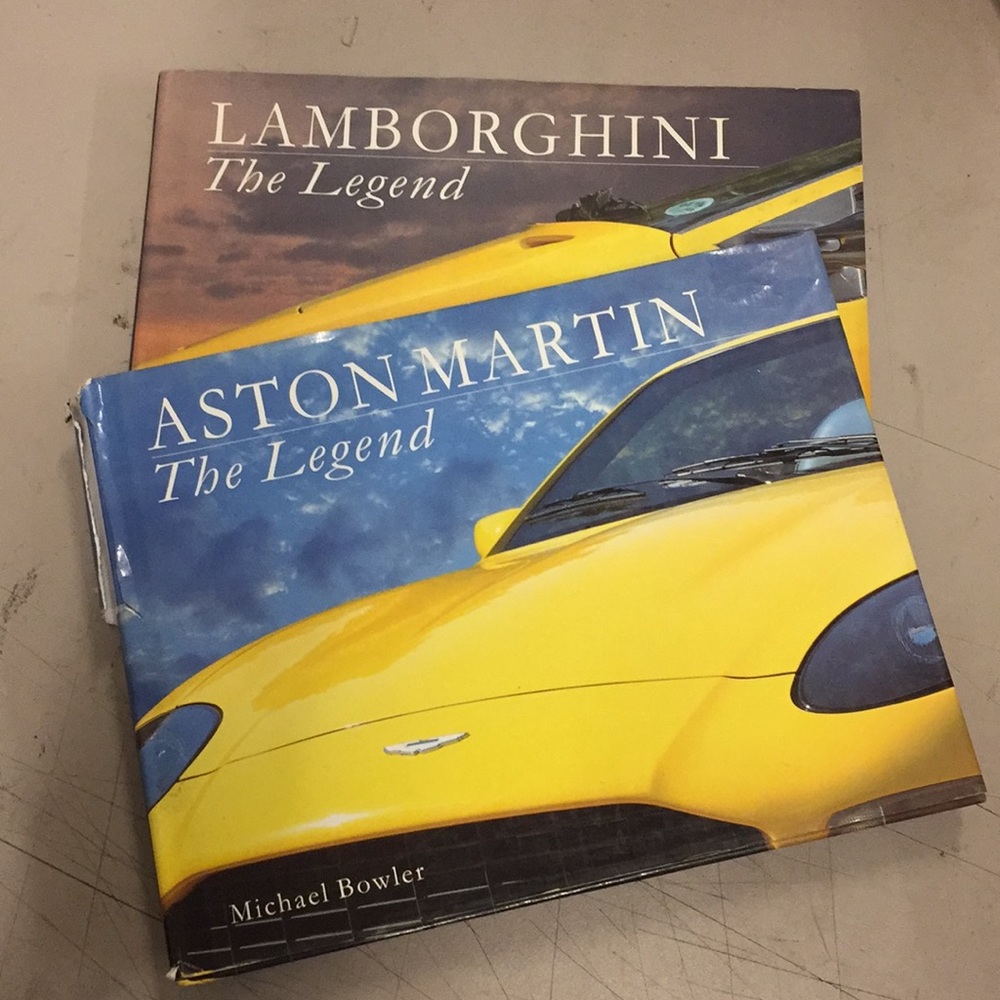 Aston Martin / Lamborghini  The Legend Books